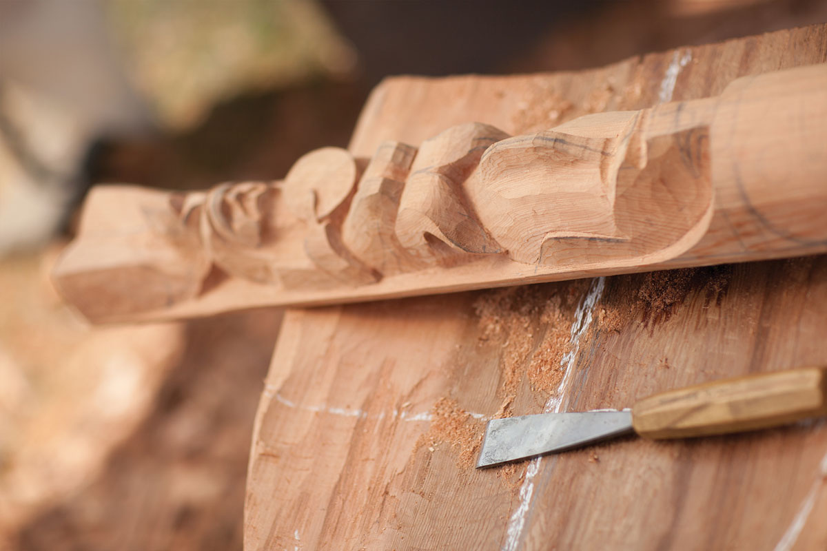 Western forest products indigenous Carving