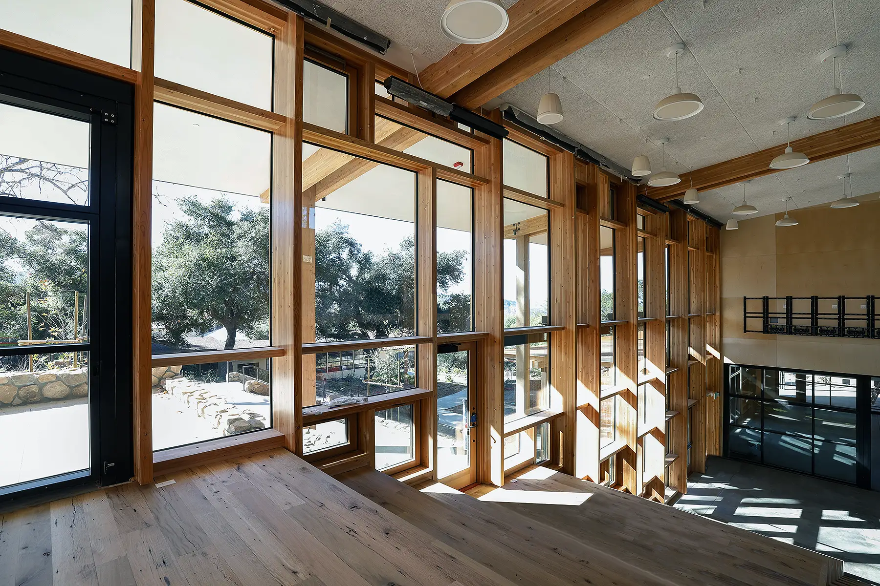 Interior Exposed Glulam Beams Western Forest